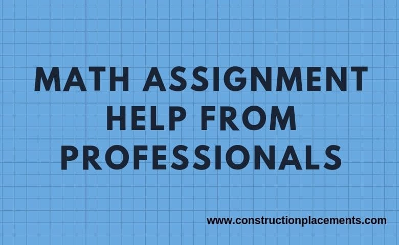 Math Assignment Help