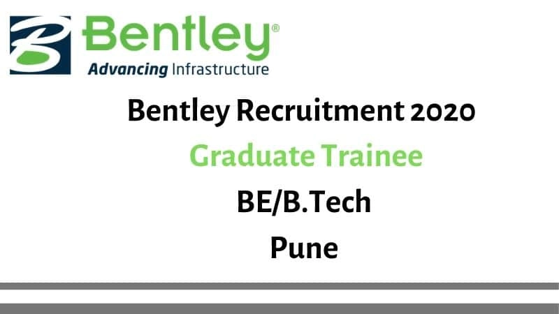 Bentley Jobs Recruitment 2020 Graduate Trainee