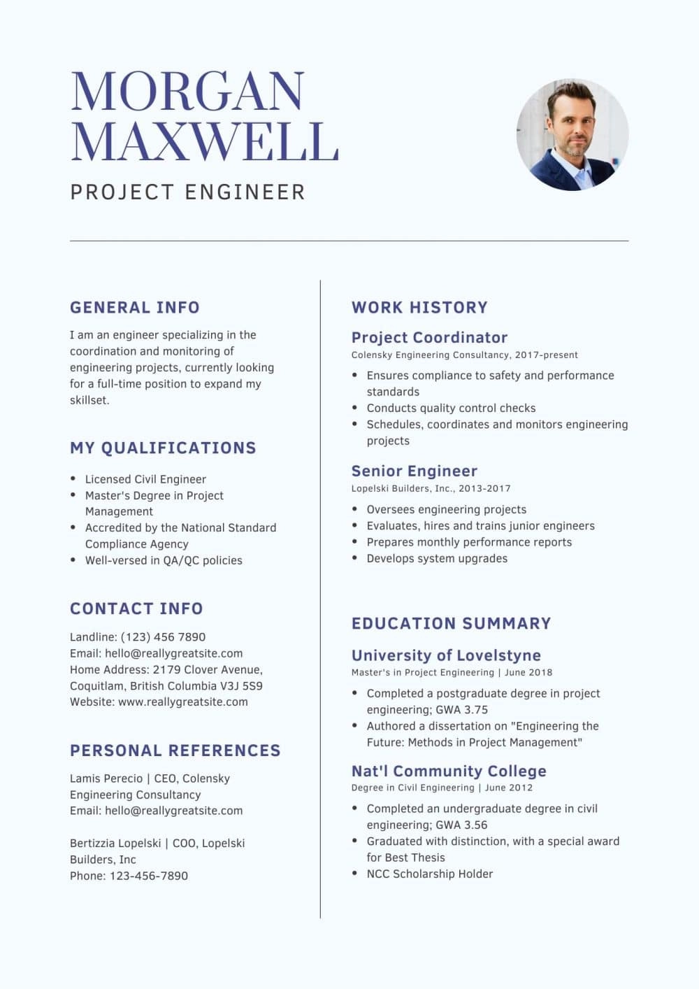 Project on sale engineer jobs