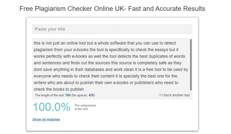 Plagiarism Checking Tools