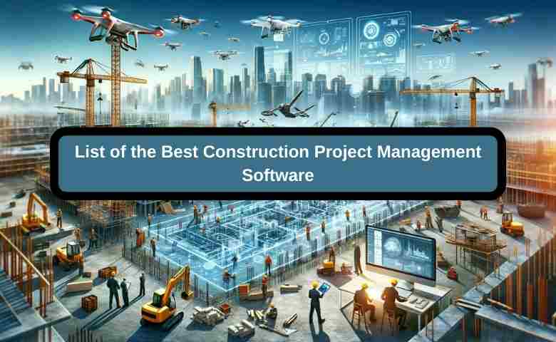List of the widely used Construction Project Management Software