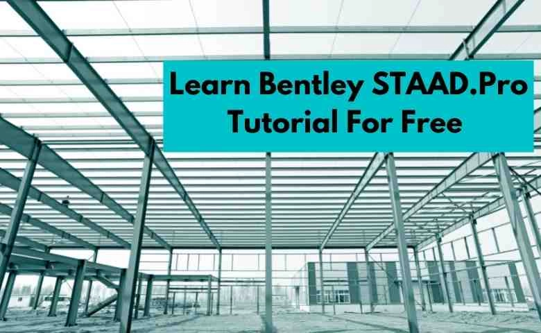 staad.pro tutorial