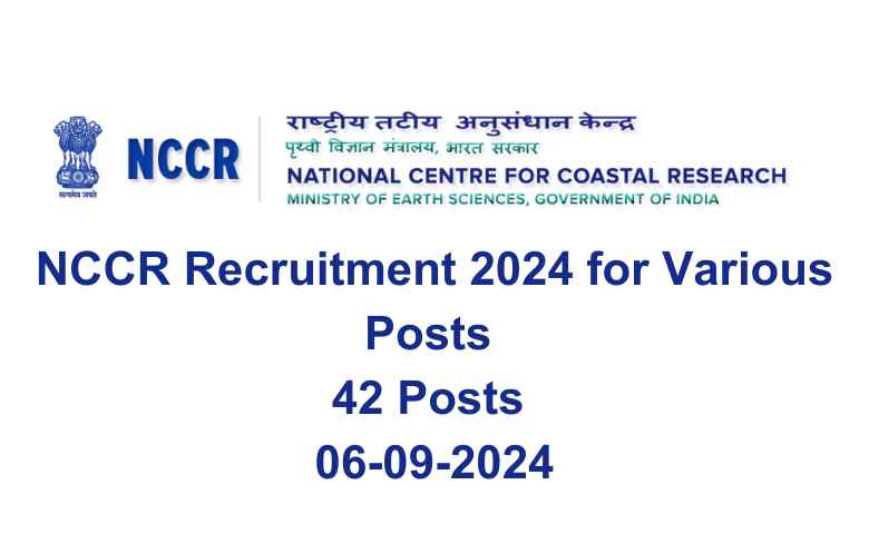 NCCR Recruitment 2024
