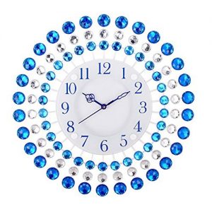 Analog Iron and Crystal Wall ClockÂ