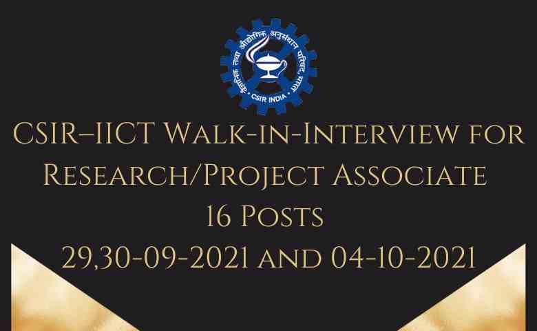 CSIR–IICT