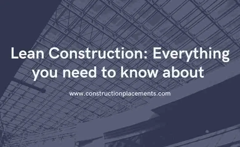 Lean Construction