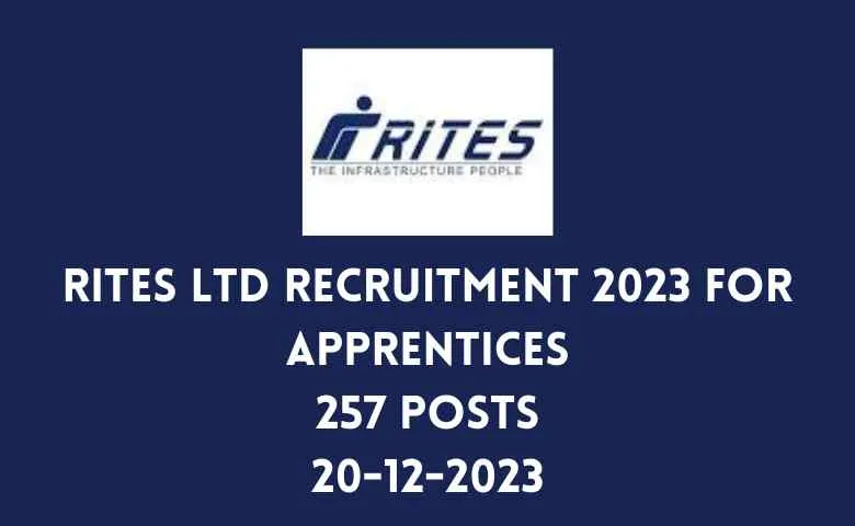 RITES Ltd Recruitment