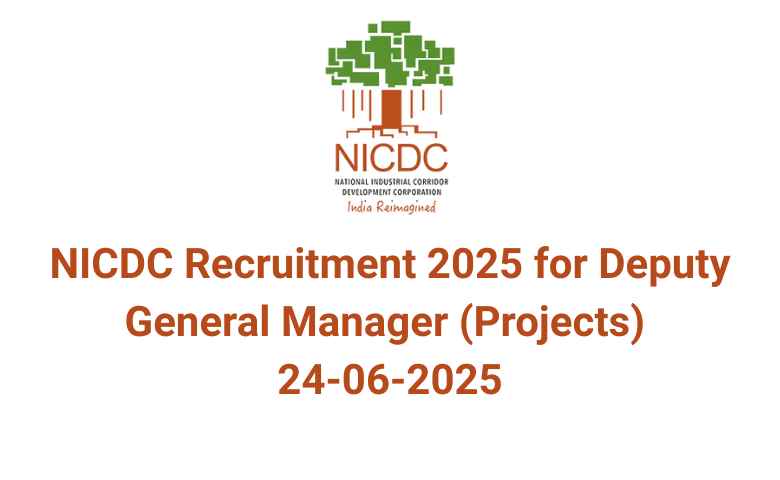 NICDC Recruitment 2025