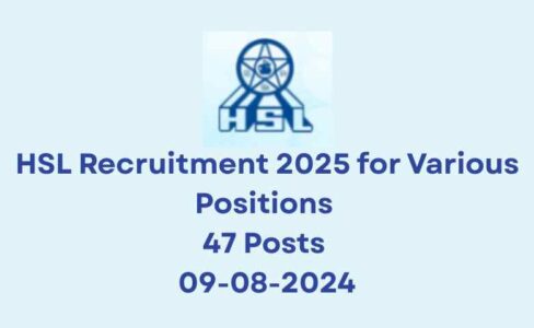 HSL Recruitment 2025