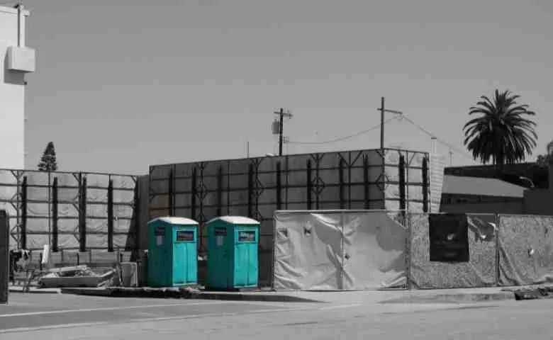 Porta Pottie on Construction Sites
