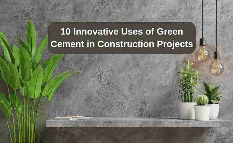 Green cement technology