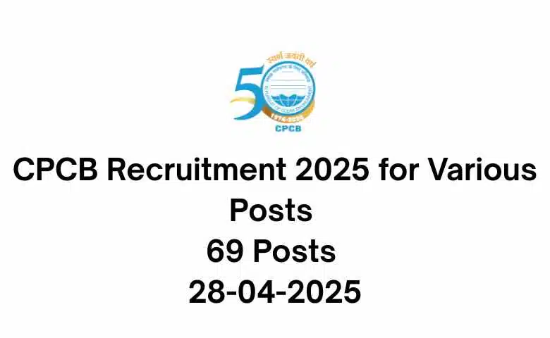 CPCB Recruitment 2025