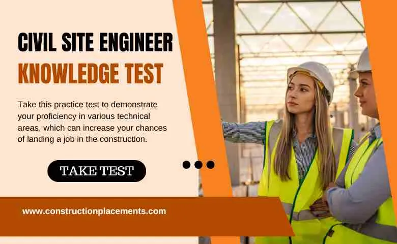 civil site engineer skills practice test