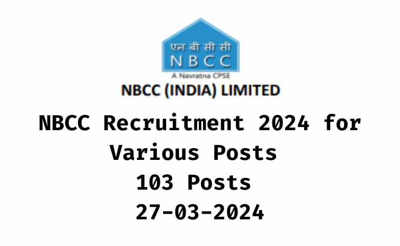 NBCC Recruitment 2024