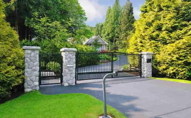 Alt tag: Assortment of attractive, secure, and budget-friendly gate designs for long driveways, enhancing curb appeal and safety.