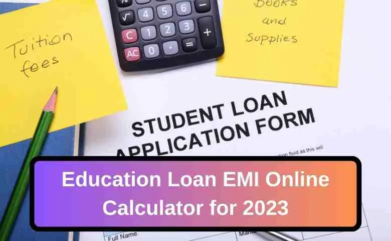 Student loan EMI calculator
