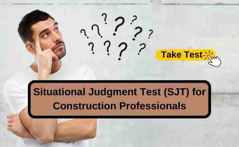 SJT test for construction employees