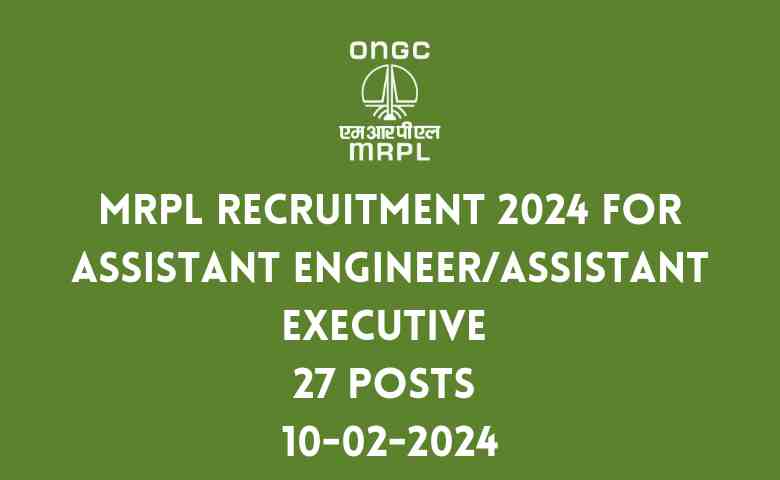MRPL Recruitment 2024