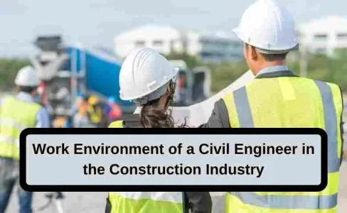 Civil engineers discussing blueprints on a construction site