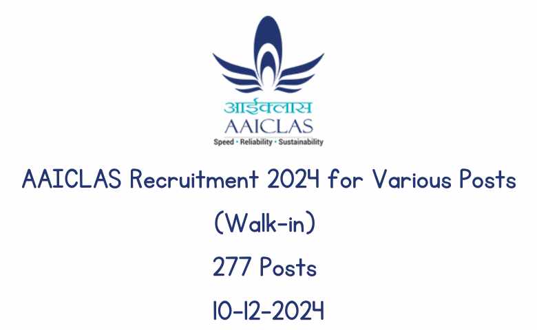 AAICLAS Recruitment