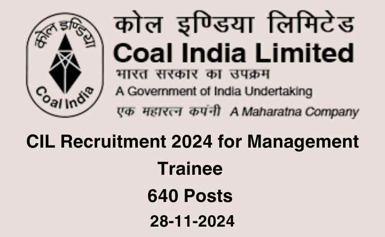 CIL Recruitment 2024