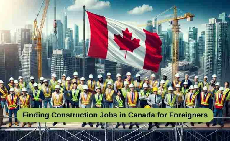 Foreign workers on a construction site in Canada