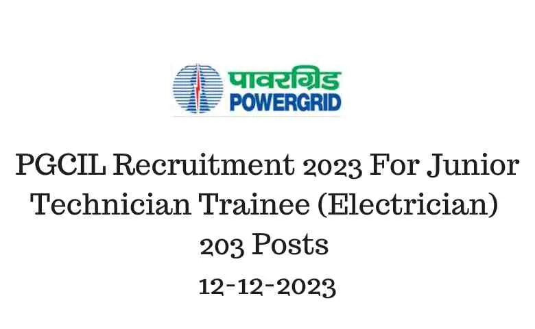 PGCIL Recruitment 2023