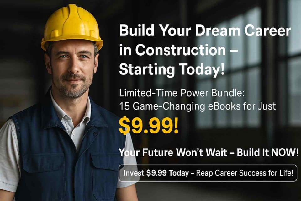 15 construction Career-Boosting eBooks for Only $9.99!