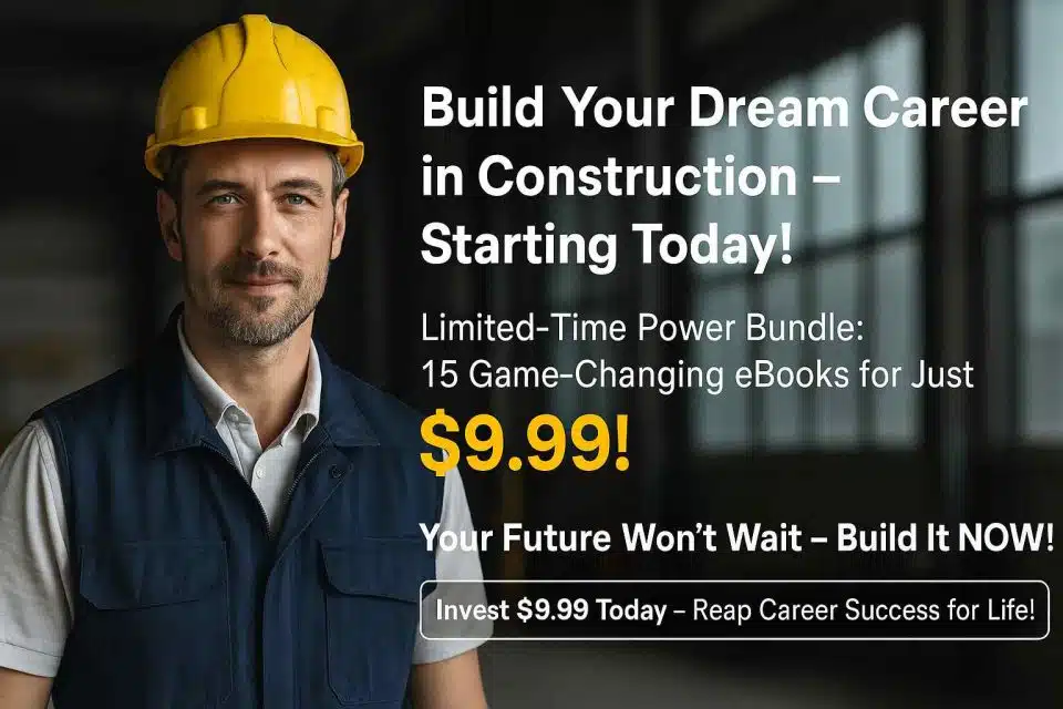 15 construction Career-Boosting eBooks for Only $9.99!