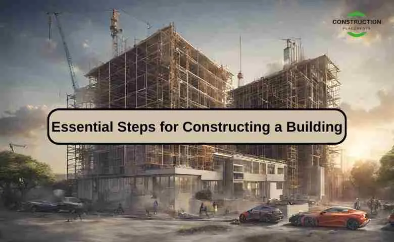 Detailed Blueprint of Building Construction Process