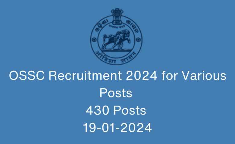 OSSC Recruitment 2024