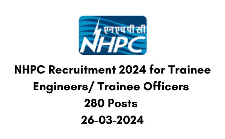 NHPC Recruitment 2024