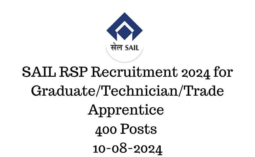 SAIL RSP Recruitment