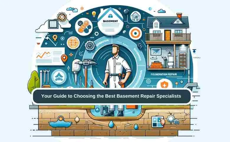 Informative visual guide to selecting basement repair specialists