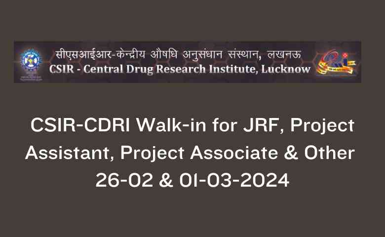 CSIR-CDRI Walk-in