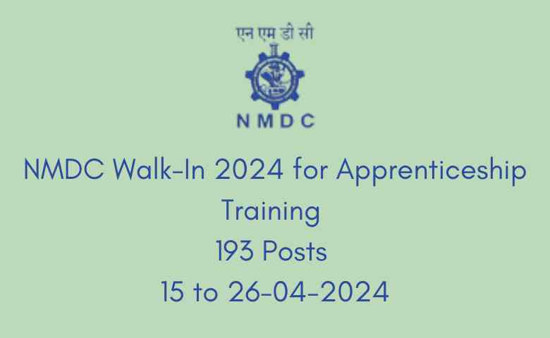 NMDC Walk-In 2024