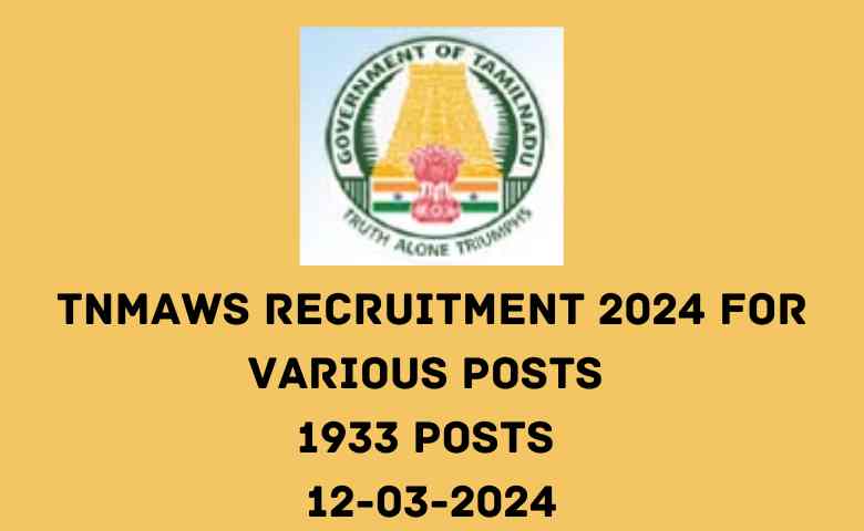 TNMAWS Recruitment