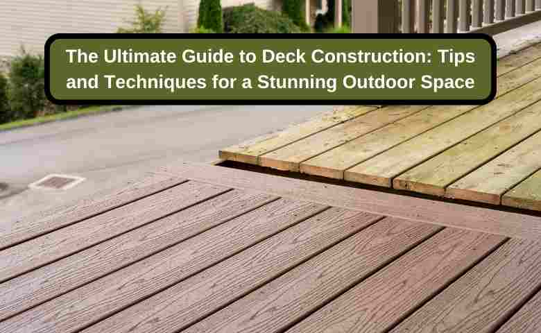 Expertly crafted outdoor deck construction