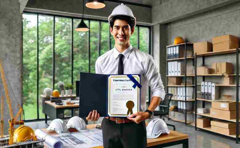 Civil Engineering Experience Certificate