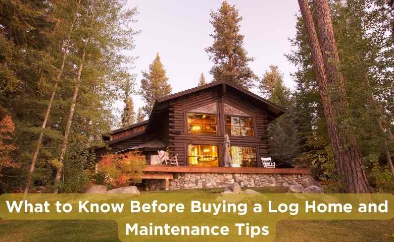 What to Know Before Buying a Log Home and Maintenance Tips