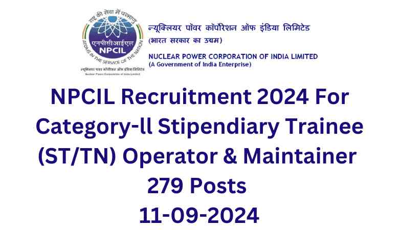 NPCIL Recruitment 2024
