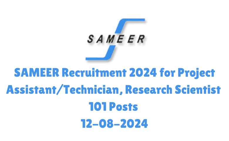 SAMEER Recruitment