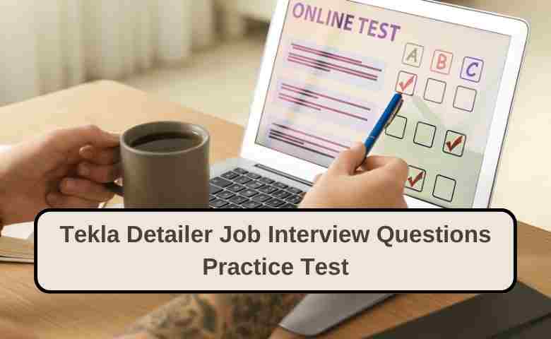Tekla Detailer Job Interview Questions Practice Test MCQ