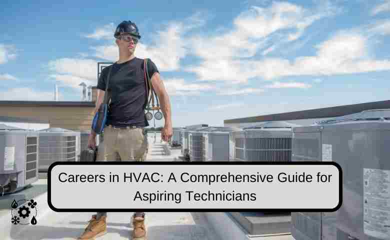 HVAC technician performing system maintenance