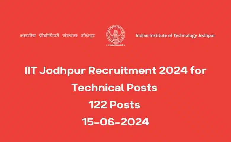 IIT Jodhpur Recruitment
