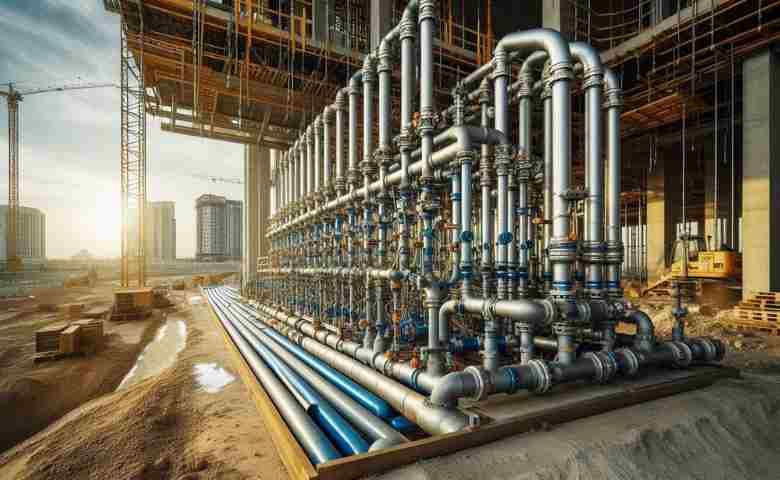 Innovative water treatment system in a sustainable construction project