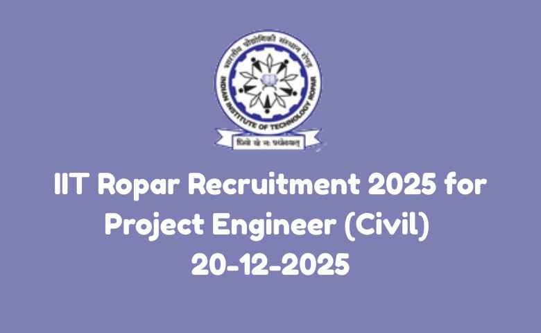 IIT Ropar Recruitment 202