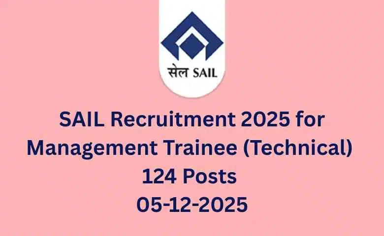 SAIL Recruitment 2025