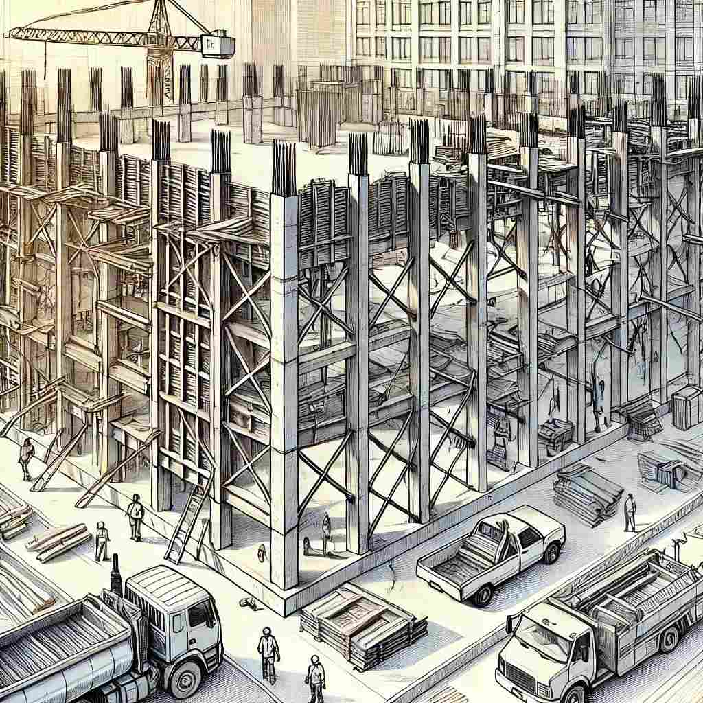 Illustrative image of Bracing in construction