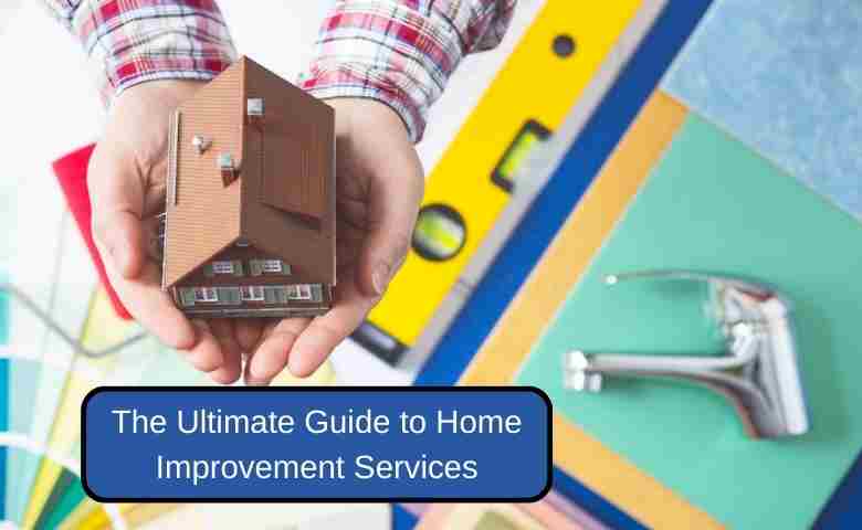 Home improvement project in progress with tools and materials